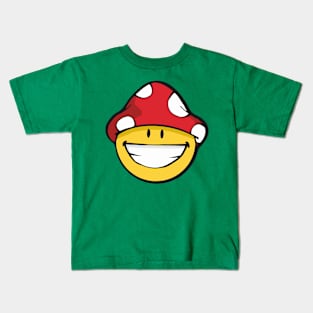 Mushroom Smiley Kids T-Shirt